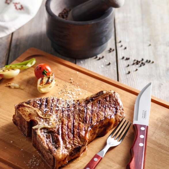 Cuchillo Jumbo para asado por pieza "CHURRASCO" -TRAMONTINA TN7786