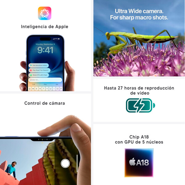 Apple Iphone 16 8/256 Gb 5g ROSA