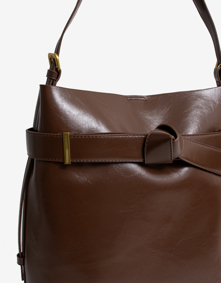 Saca Cartera Saca Con Lazo - Marron Suela