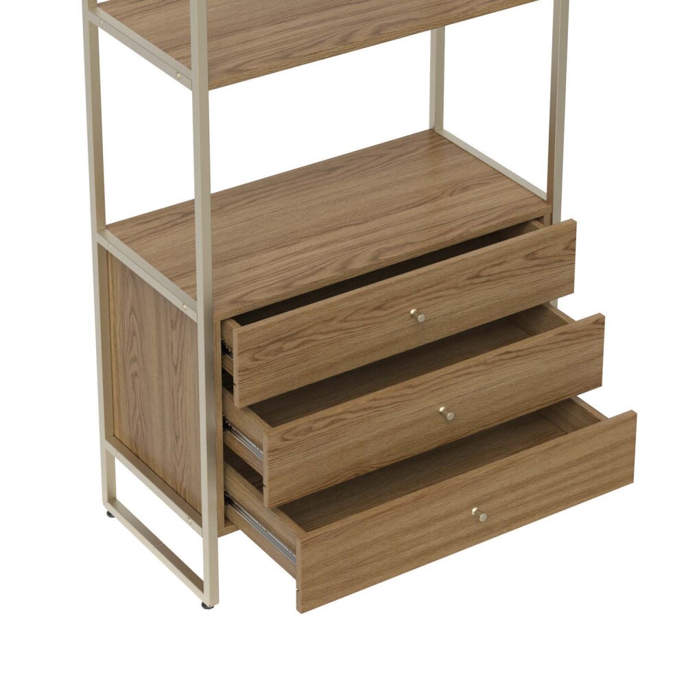 ESCRITORIO + GRAN BIBLIOTECA VOSS