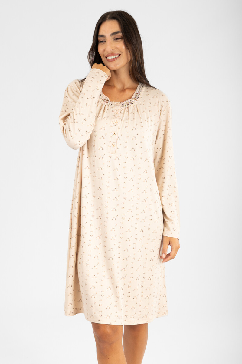 Camison kayla peach flores Flores