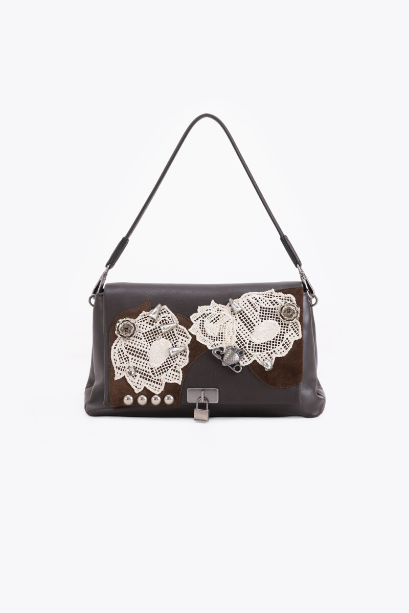 CARTERA LOCK REWIND Chocolate