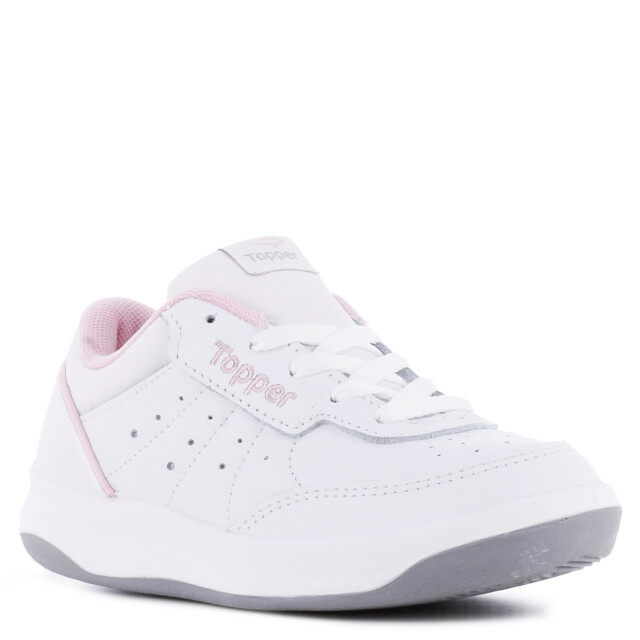 Championes Infantiles Topper X Blanco - Rosado