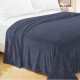 Frazada Home Class de Flannel King Azul Marino