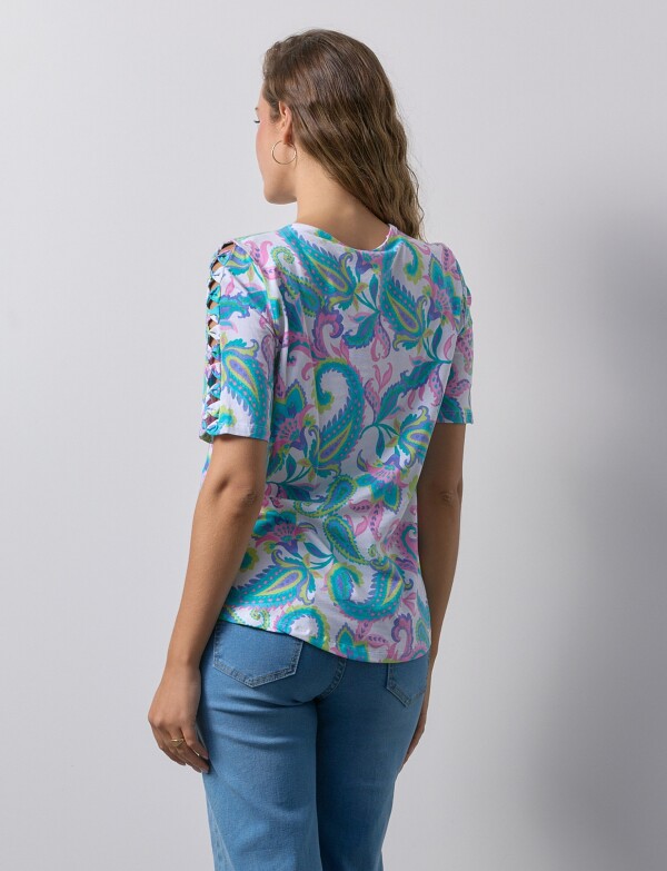 Remera Algodón MULTI/ROSA