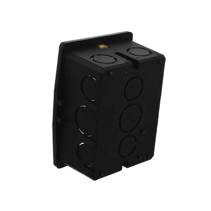 CAJA HONDA 3 MODULOS Caja Honda 3 Módulos con Grampa Metálica Negro