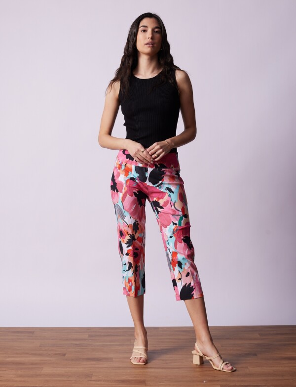 Capri Print MULTI/ROSA