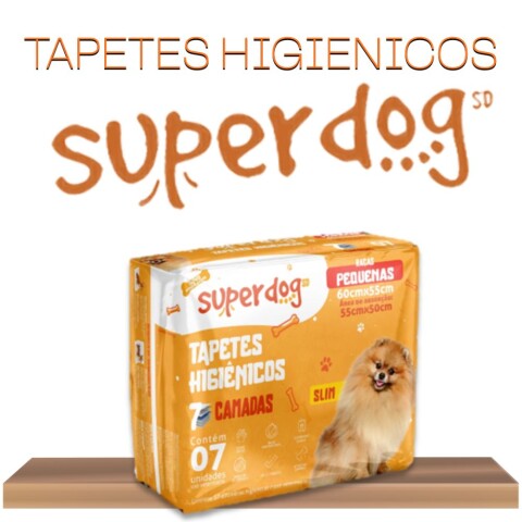 Tapete Higiénico Super Dog Pequeño 7 Unidades Tapete Higiénico Super Dog Pequeño 7 Unidades