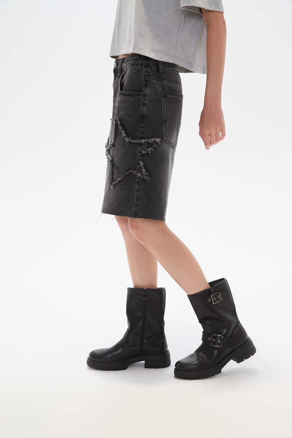 Bermuda Janet Gris Oscuro