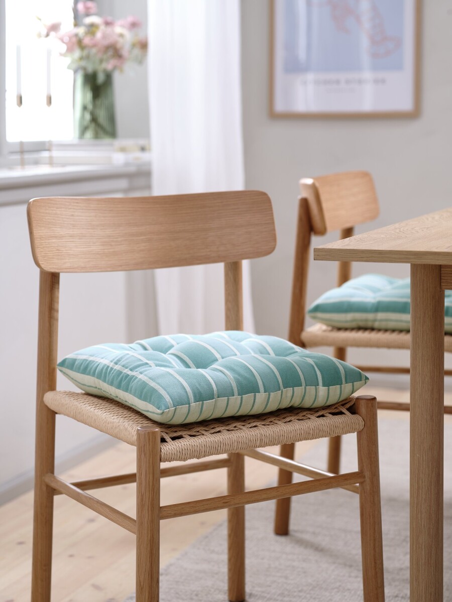 Almohadón de asiento MISTEL 40x40x7 azul 