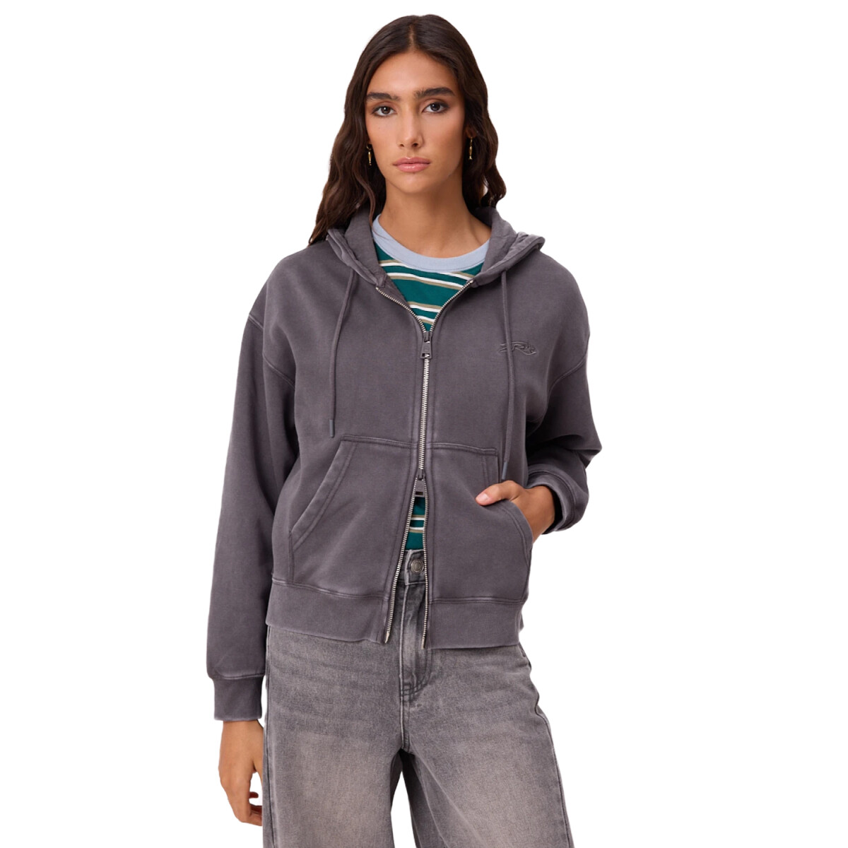 Canguro Rusty Frankston con Cierre - Gris 