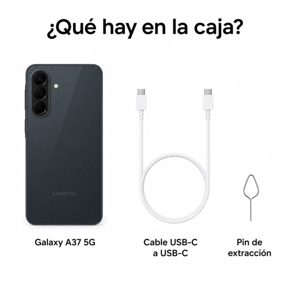 Samsung A37 8/256gb 5g + Regalo GRIS