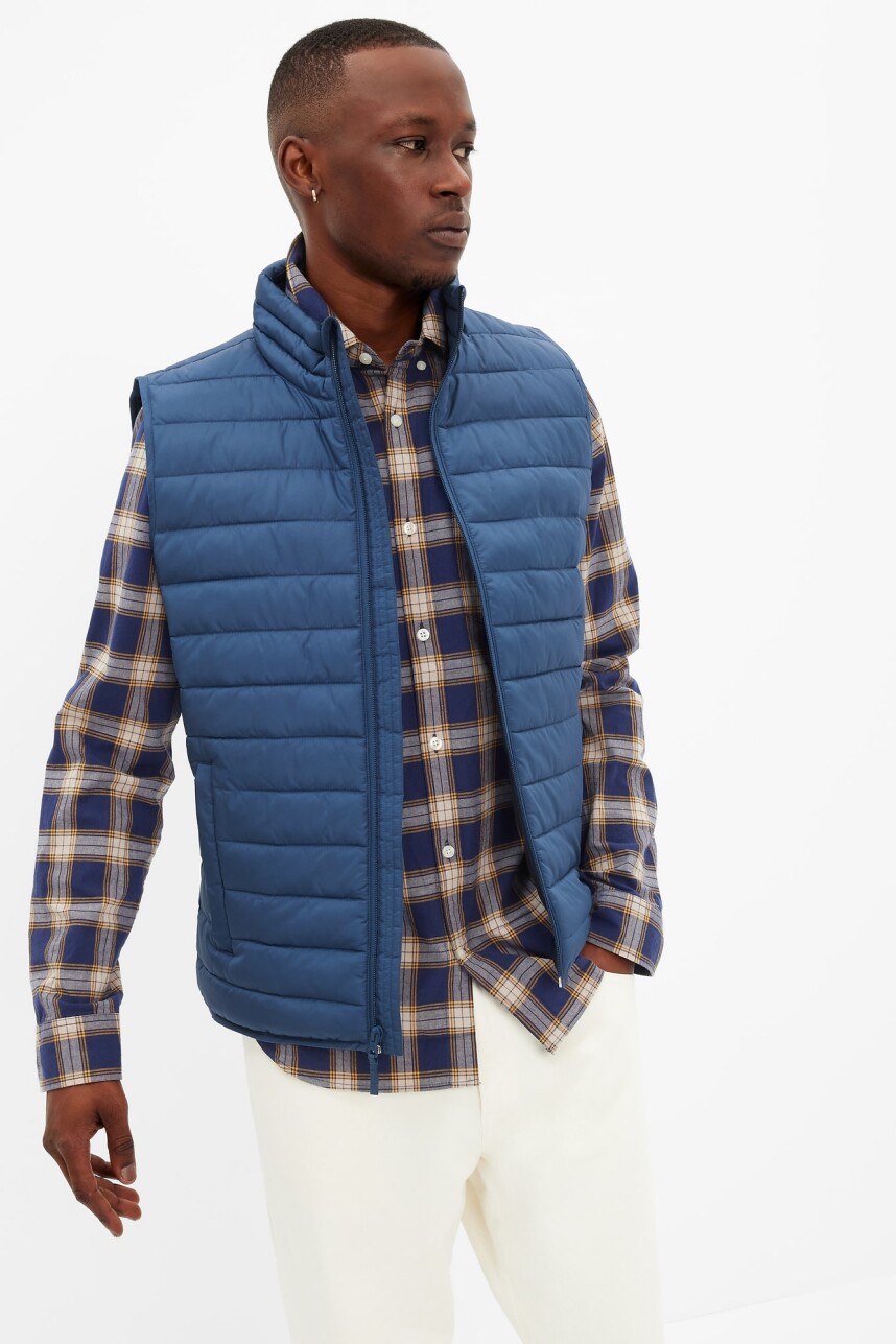 Chaleco Liviano Hombre Tranquil Blue