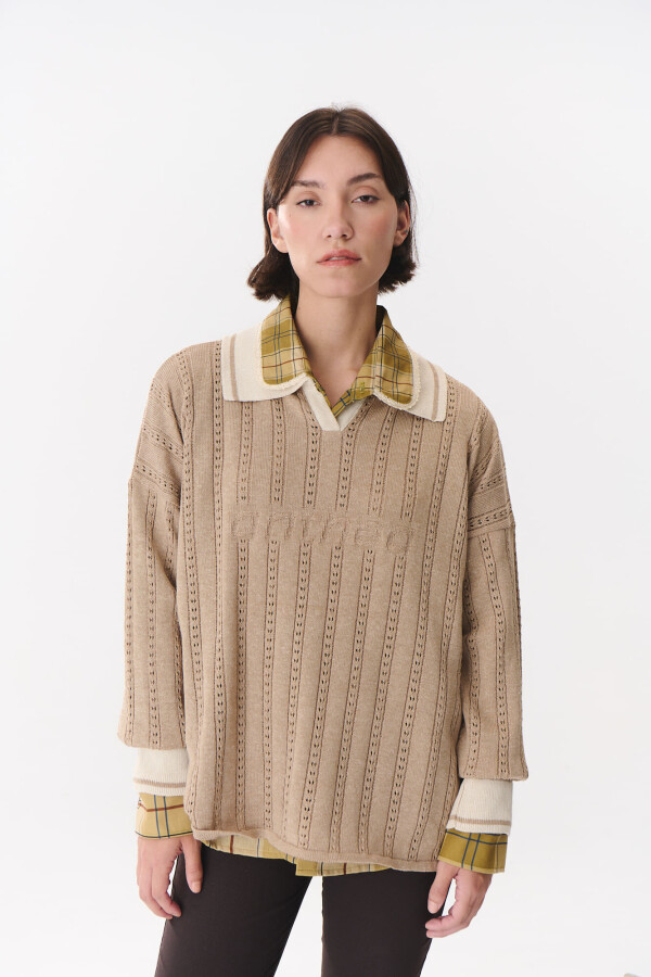 Remera Squad Beige