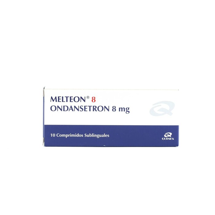 MELTEON 8 MG. SUBLINGUAL CJ X 10 COMP. única