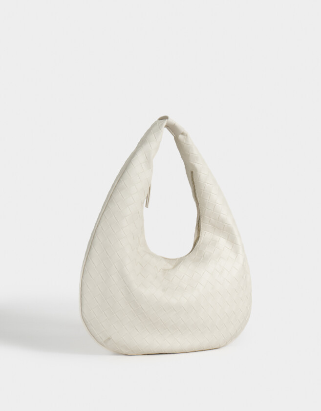 Saca Cartera Saca Trenzada - Blanco Crudo