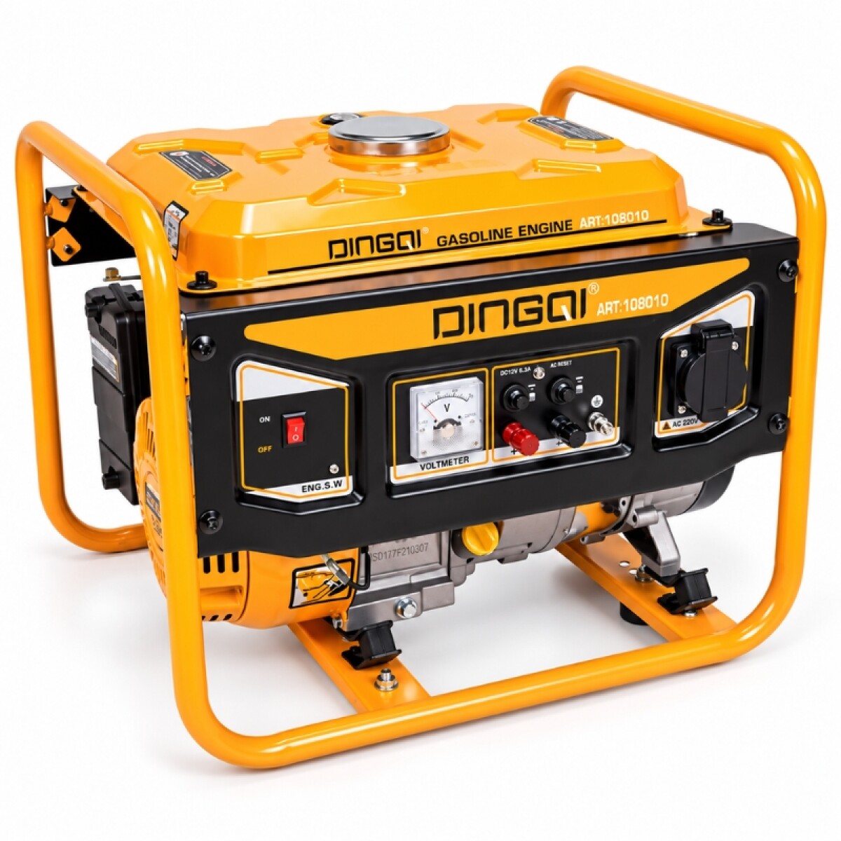 DINGQI GENERADOR A GASOLINA 3000W 4HP ARRANQUE ELECTRICO 