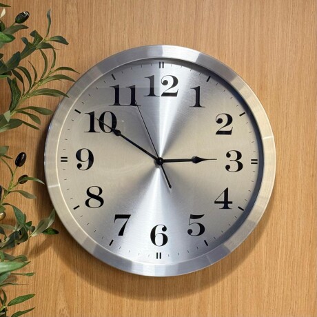 Reloj Pared Redondo acero inoxidable Ø 40cm Reloj Pared Redondo acero inoxidable Ø 40cm