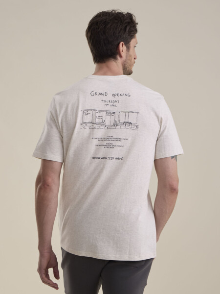 T-SHIRT ESTAMPA BAR NUBE MEL