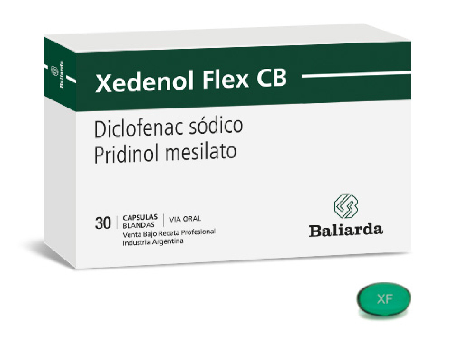 Xedenol Flex 30 Cápsulas Blandas 