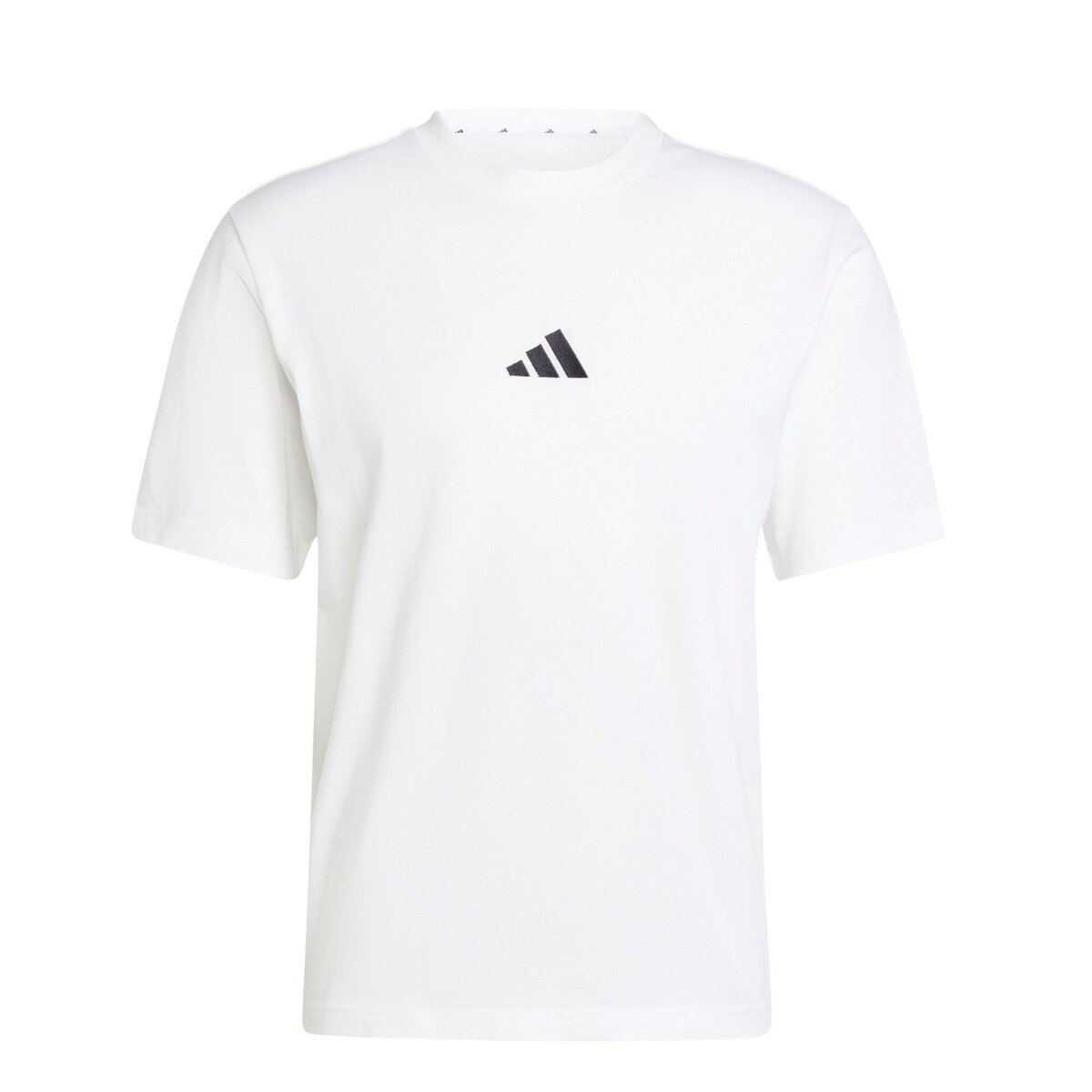 Remera de Hombre Adidas Essentials Sl - Blanco - Negro 