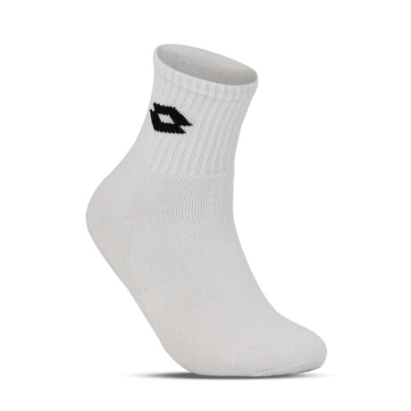 Lotto Medias Larga Tripack 35/38 Blanco-Negro