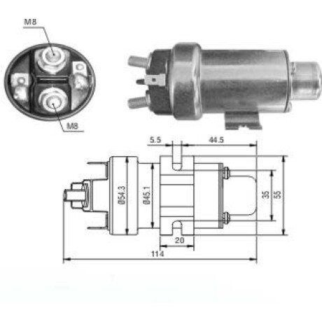 AUTOMATICO DE ARRANQUE - AUXILIAR 24V REFORZADO = IK.170 ZM AUTOMATICO DE ARRANQUE - AUXILIAR 24V REFORZADO = IK.170 ZM