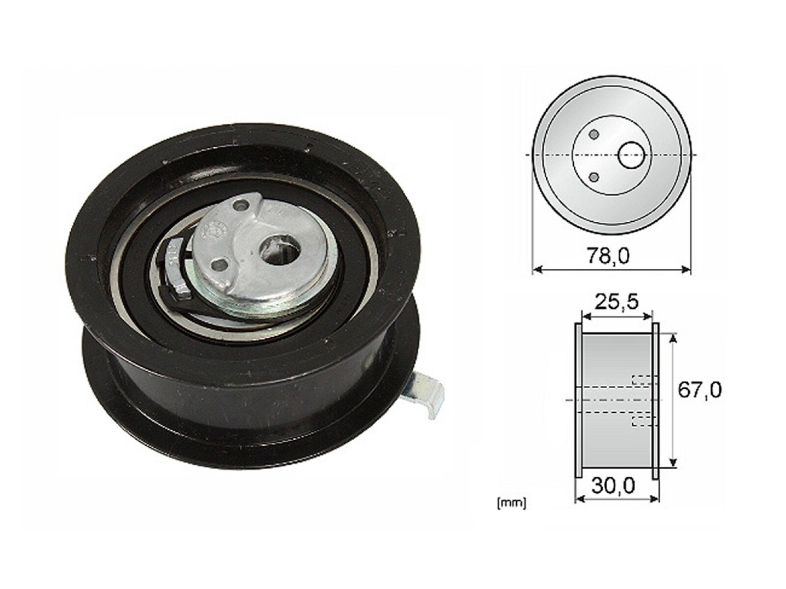 Tensor Correa Distr Audi A4 Seat Cordoba/Toledo Diesel/Inca Diesel Volks Golf/Caddy Ii/Gol Iv/Gol Iii/Polo/Saveiro/Passat/Sura 
