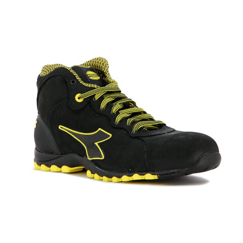 DIADORA Safety Shoes LEATHER OUTSOLEBEAT DA2 MID S3S FO HRO SR Negro