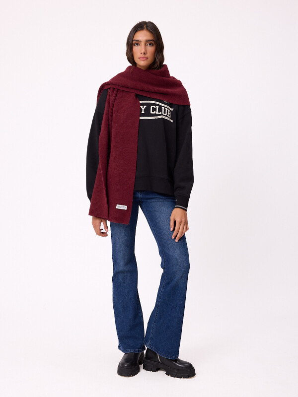 BUFANDA QUIVRA RUSTY Bordeaux
