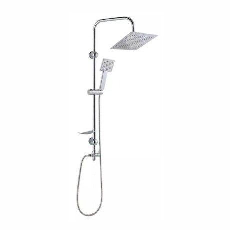 Barral columna cuadrada de ducha Acero Inox Ajustable sin monocomando Barral columna cuadrada de ducha Acero Inox Ajustable sin monocomando