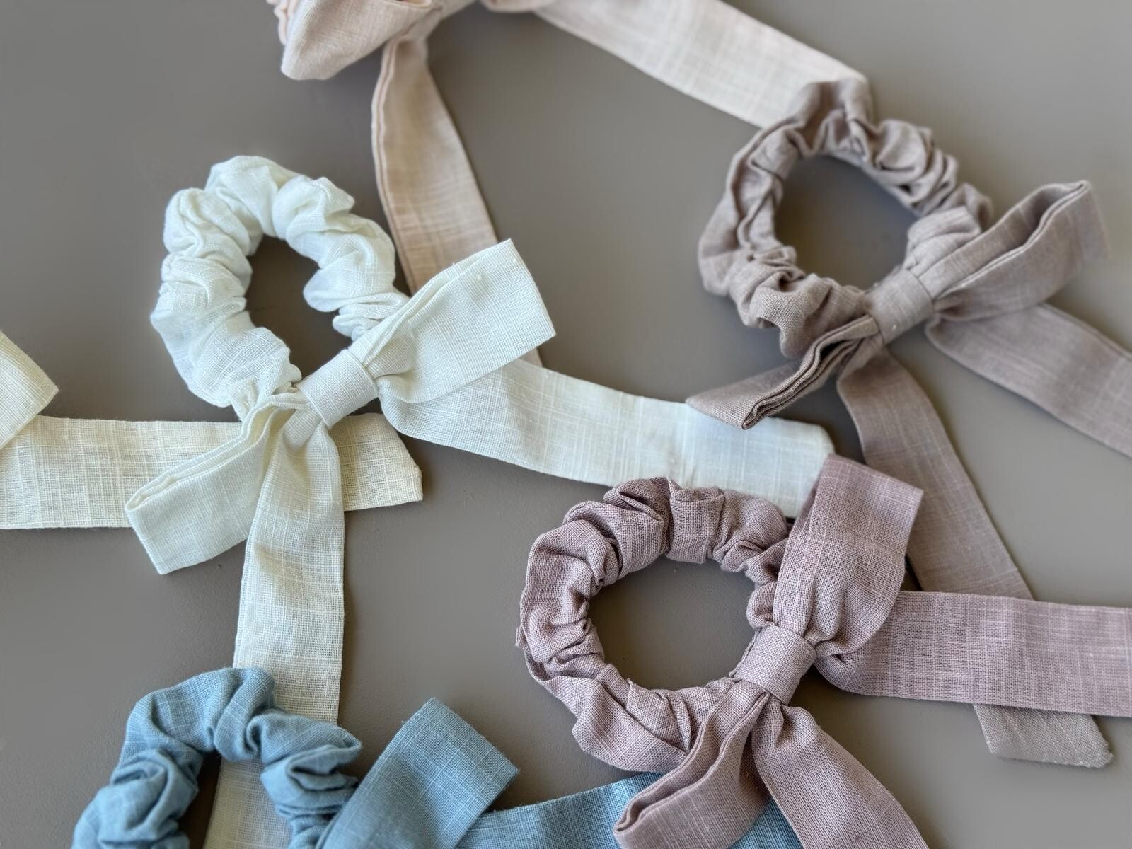 Moña Lazo Scrunchie - Rosa 
