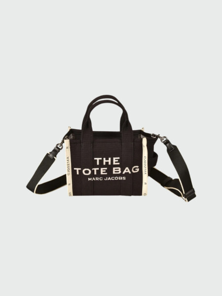 Marc Jacobs- Bolso tejido en jacquard , The small Tote Negro