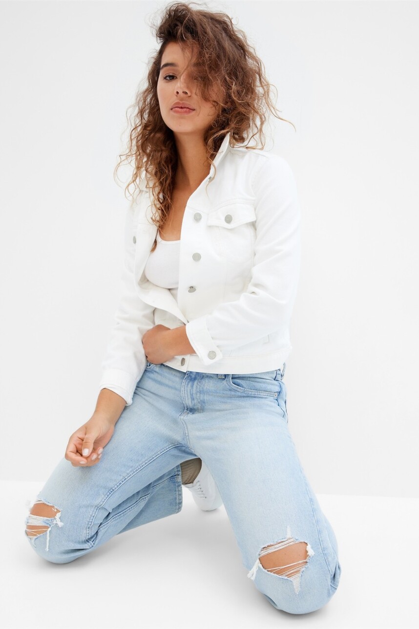 Jean Tiro Alto Straight Mujer Light Lynn Destroy