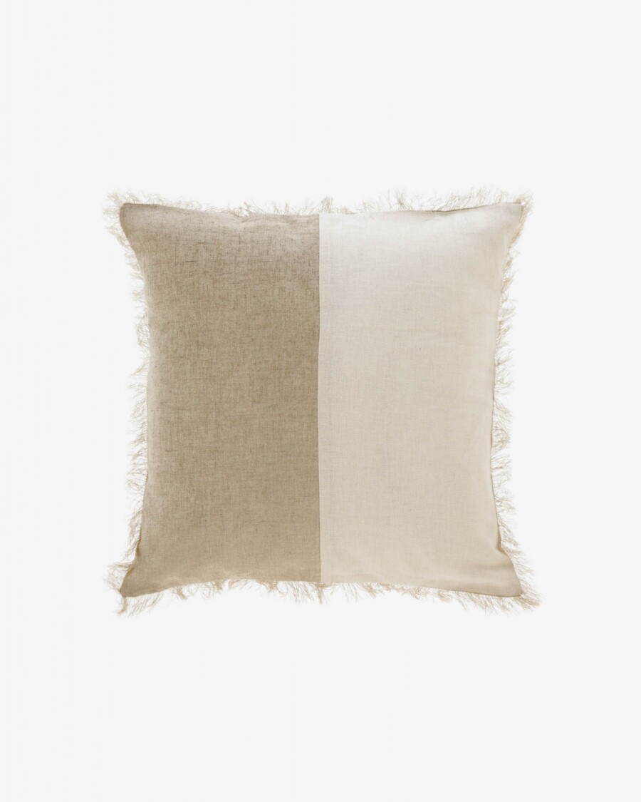 Almohadón Silene 45 x 45 cm marrón y beige Almohadón Silene 45 x 45 cm marrón y beige