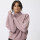 Sweater cuello alto rosa