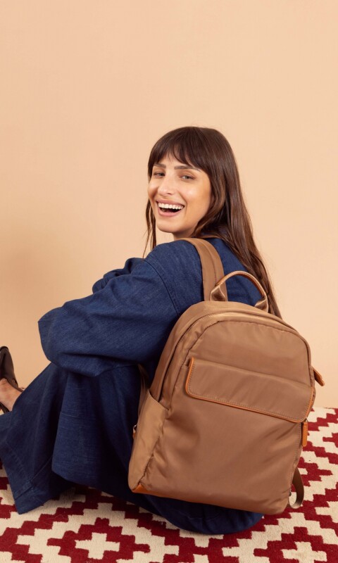 MOCHILA CATALINA CACAO