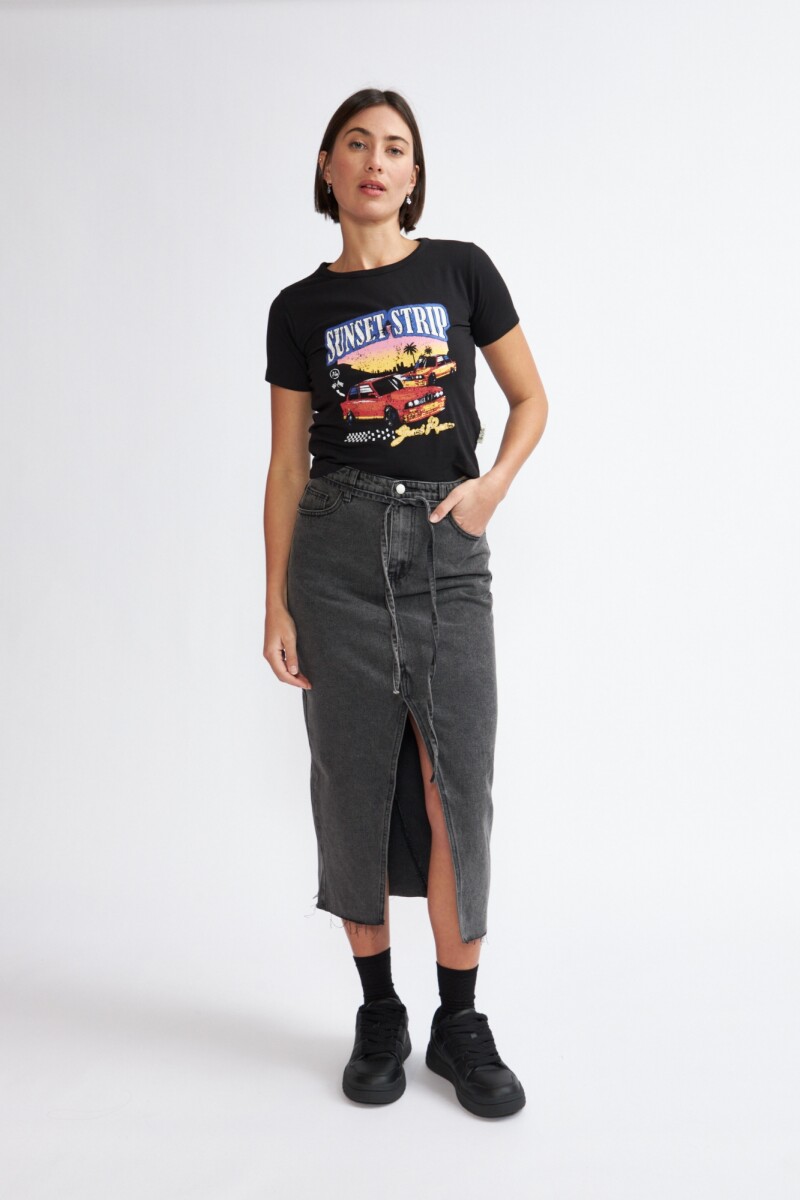 POLLERA LUCILE - NEGRO 