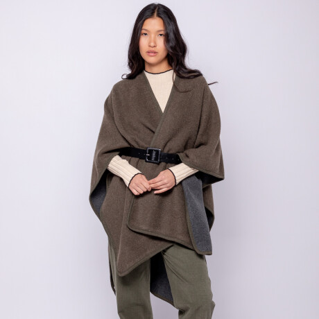 PONCHO FRAY Verde Seco