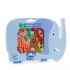 Set de 62 stickers para bebés +18m Safari Animals