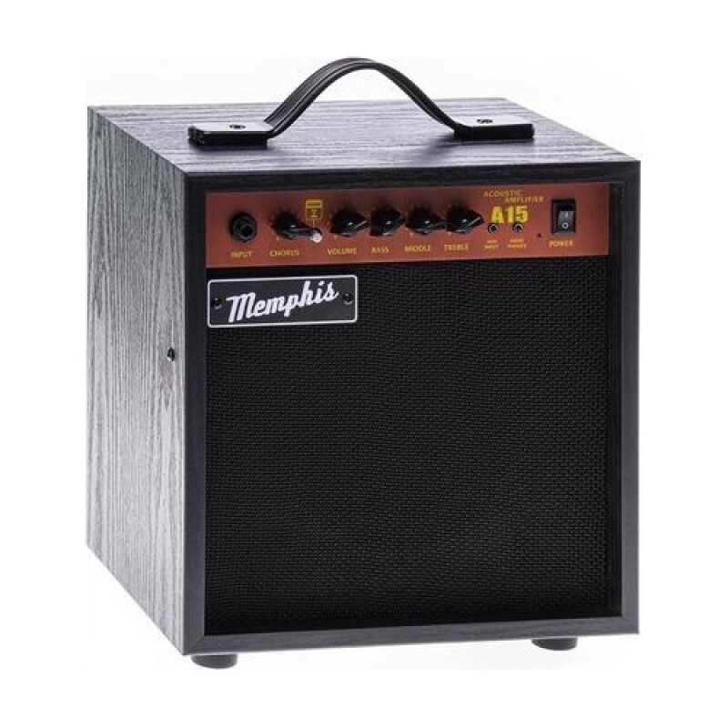 Amplificador guitarra Memphis electroacústica Negro