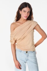 Blusa Sweet Beige/Dorado