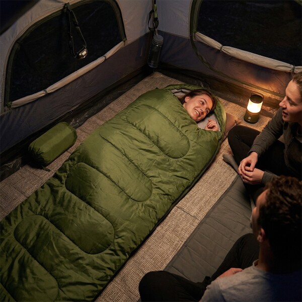 Sobre Saco Bolsa Dormir 2 M Capucha Aislante Camping Caza IMBACK Color Verde Sobre Saco Bolsa Dormir 2 M Capucha Aislante Camping Caza IMBACK Color Verde