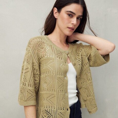 CARDIGAN EMMA Verde Oliva