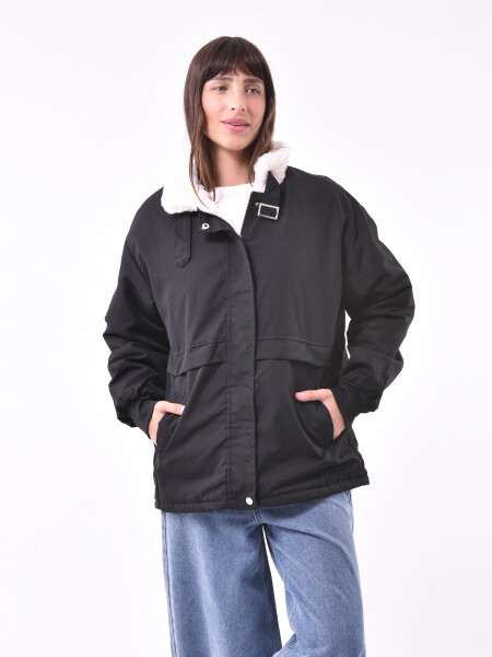 CAMPERA FRANCA NEGRO