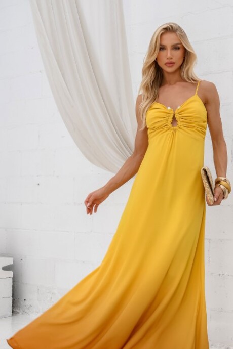 Vestido Maria Eduarda Amarillo