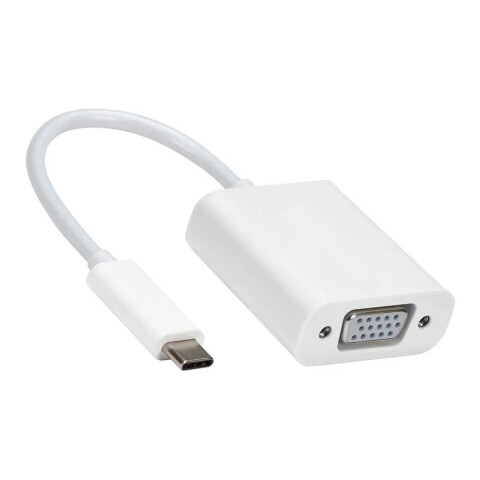 Anbyte adaptador USB-C a VGA White Anbyte adaptador USB-C a VGA White