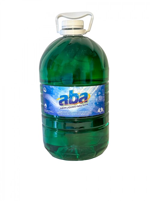 Jabon liquido de ropa verde ABA 4,9 Lts Jabon liquido de ropa verde ABA 4,9 Lts