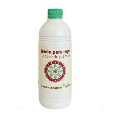 Jabón para ropa Rebío 500ml Rebio Detergente Lavarropas 1l
