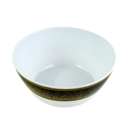 BOWL MELAMINA LINEA DORADA 5.5´ 14X5.8CM 75GR BOWL MELAMINA LINEA DORADA 5.5´ 14X5.8CM 75GR